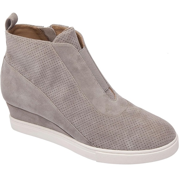 Linea Paolo Shoes - New Linea Paolo - Anna - Low Heel Designer Platform Wedge Sneaker Bootie